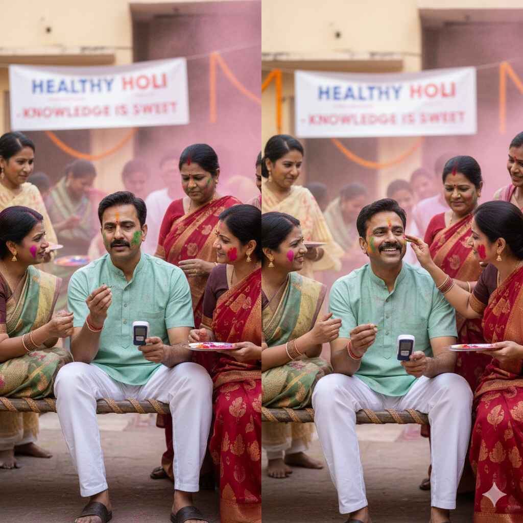 Safe Holi celebration tips for diabetes patients