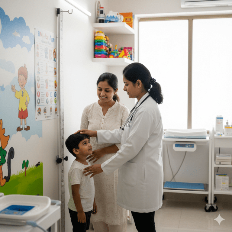 growth monetring is a vital treaatment part at pentagon life care and research center by dr nirmala singh