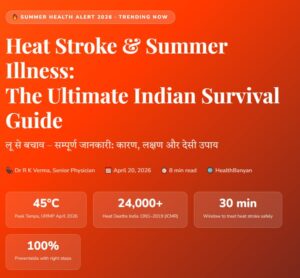 Read more about the article Heat Stroke Symptoms, Causes, Treatment & Prevention in India (2026 Summer Guide)